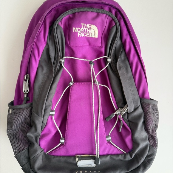 The North Face Purple and Black Backpack - Picture 1 of 4